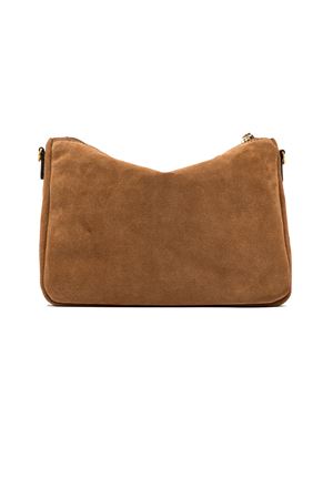 Nora Pouch bag in brown suede leather GIANNI CHIARINI | BS10225CMPL1478